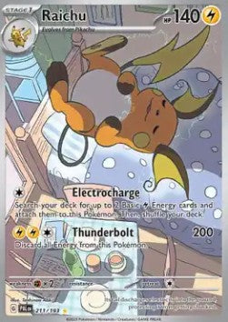 Raichu PAL-211 Illustration Rare Near Mint Deutsch