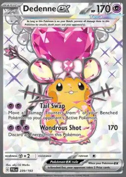 Dedenne ex PAL-239 Ultra Rare Near Mint Deutsch
