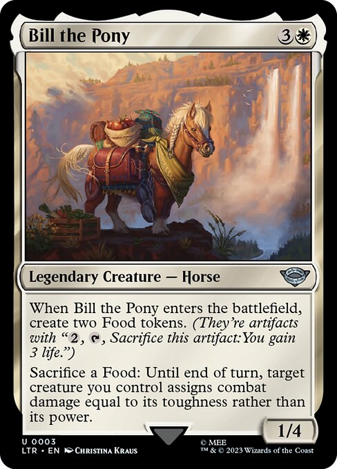 Bill the Pony LTR-3 Uncommon Near Mint Englisch
