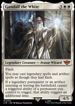 Gandalf der Weiße LTR-19 Mythic Light Played Englisch