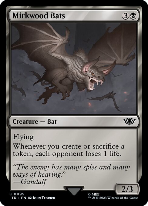 Mirkwood Bats LTR-95 Common Near Mint Englisch Foil