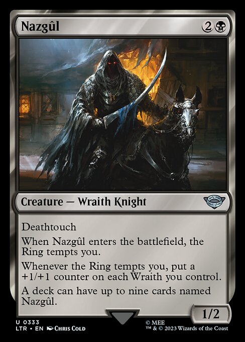 Nazgûl XLTR-333 Uncommon Excellent Englisch Foil