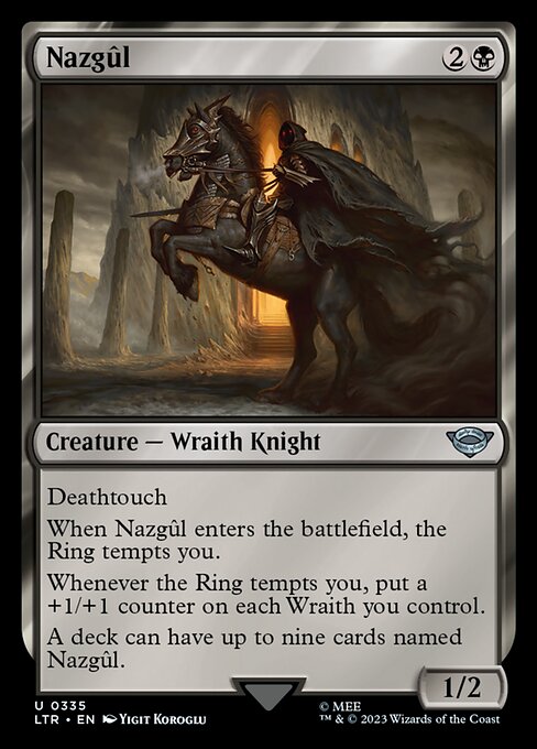 Nazgûl XLTR-335 Uncommon Near Mint Englisch Foil
