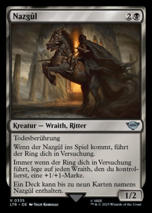 Nazgûl (V.4) XLTR-335 Uncommon Near Mint Deutsch