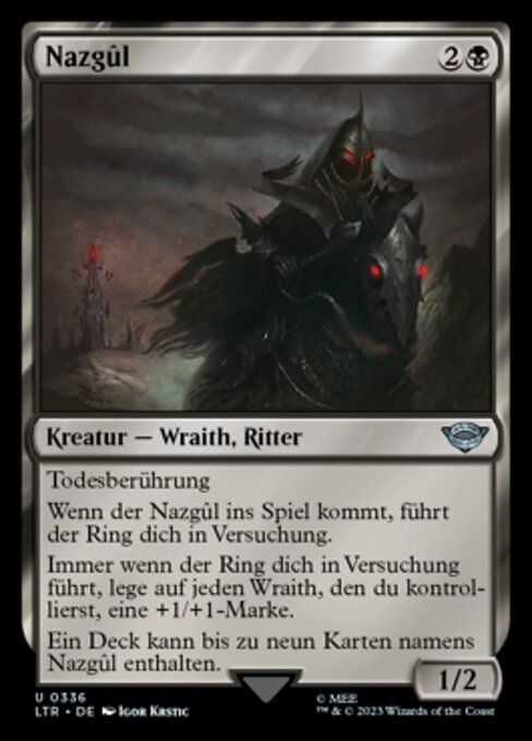 Nazgûl XLTR-336 Uncommon Near Mint Deutsch