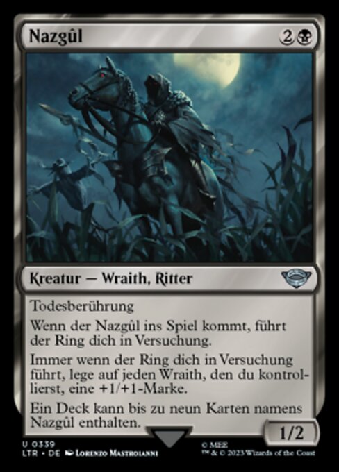 Nazgûl XLTR-339 Uncommon Near Mint Deutsch
