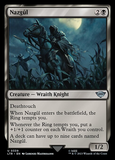 Nazgûl XLTR-339 Uncommon Near Mint Englisch Foil