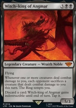 Hexenkönig von Angmar LTR-114 Mythic Excellent Englisch Foil