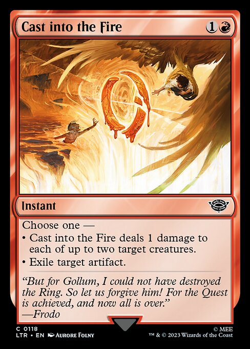 Cast into the Fire LTR-118 Common Near Mint Englisch
