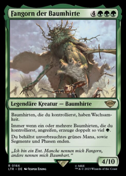 Fangorn der Baumhirte LTR-166 Rare Near Mint Deutsch