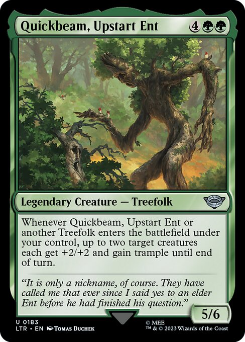 Flinkbaum, Ent-Sprössling LTR-183 Uncommon Excellent Englisch Foil