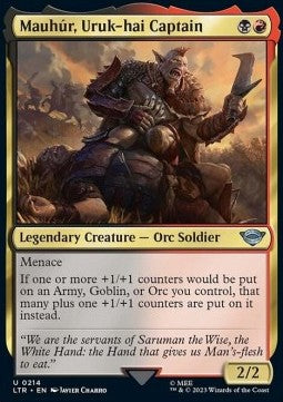Mauhúr, Uruk-hai Captain LTR-214 Uncommon Near Mint Englisch