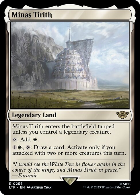 Minas Tirith LTR-256 Rare Excellent Englisch