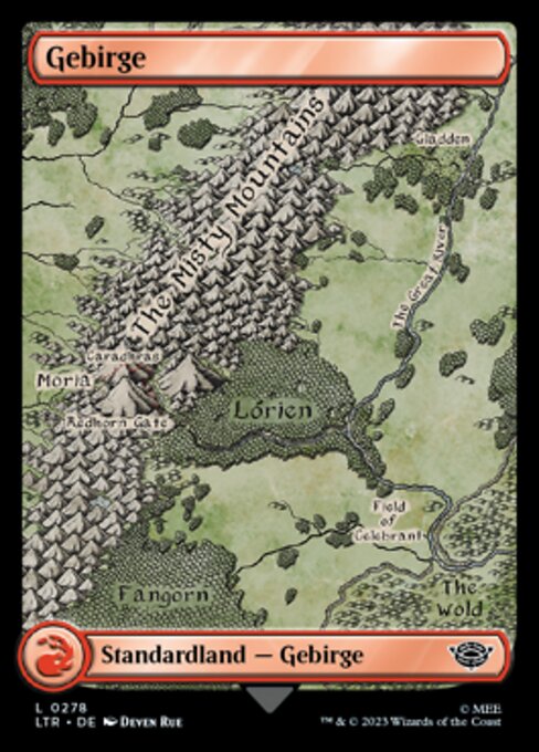 Gebirge (V.3) LTR-278 Land Near Mint Deutsch Foil