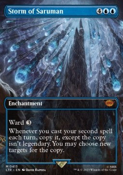 Sarumans Sturm XLTR-413 Mythic Excellent Deutsch Foil