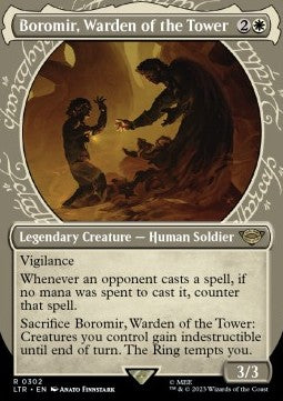 Boromir, Warden of the Tower XLTR-302 Rare Near Mint Englisch Foil