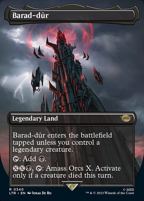 Barad-dûr (V.1) XLTR-340 Rare Near Mint Englisch