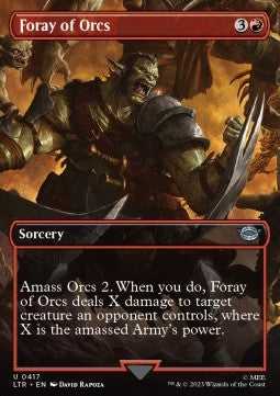 Foray of Orcs XLTR-417 Uncommon Excellent Englisch Foil
