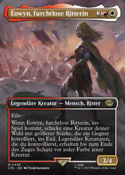 Éowyn, furchtlose Ritterin XLTR-430 Rare Excellent Deutsch