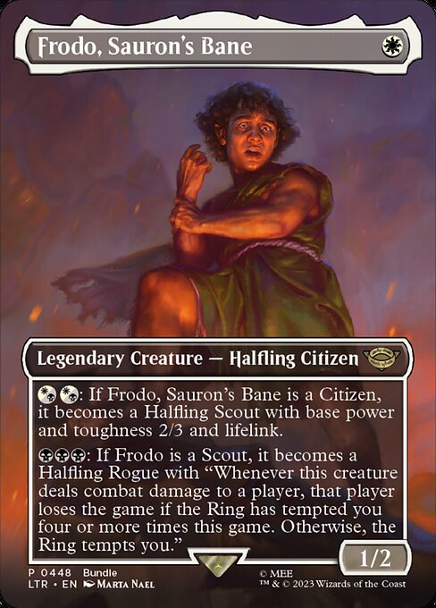 Frodo, Saurons Untergang (V.2) XLTR-448 Rare Excellent Englisch Foil