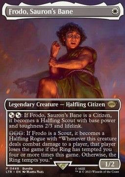 Frodo, Sauron's Bane XLTR-448 Rare Near Mint Englisch Foil