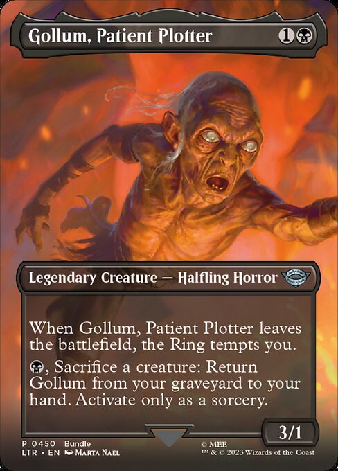Gollum, Patient Plotter (V.2) XLTR-450 Uncommon Near Mint Englisch Foil