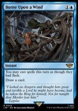 Vom Wind getragen LTR-44 Rare Excellent Englisch Foil