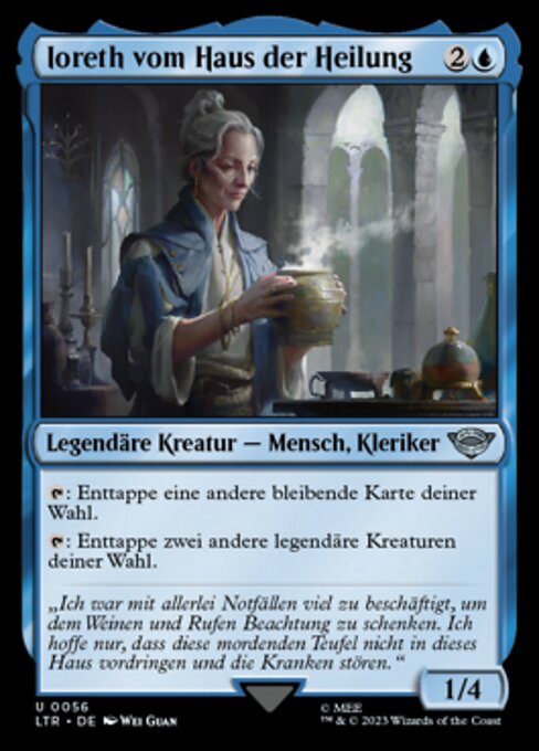 Ioreth vom Haus der Heilung LTR-56 Uncommon Near Mint Deutsch Foil