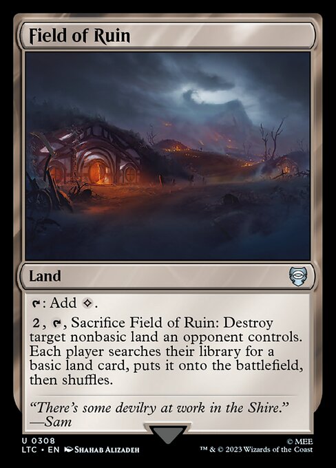 Field of Ruin LTC-308 Uncommon Near Mint Englisch