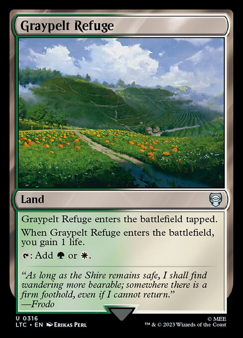 Graupelz-Refugium LTC-316 Uncommon Near Mint Englisch