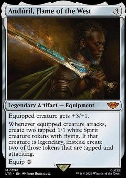 Andúril, Flame of the West LTR-236 Mythic Excellent Englisch