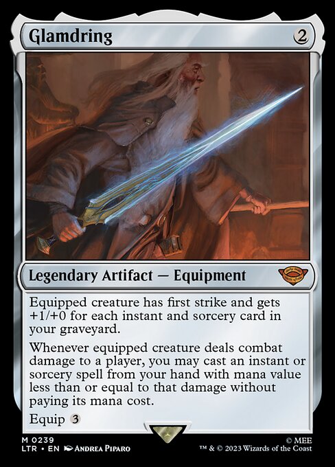 Glamdring LTR-239 Mythic Excellent Englisch Foil