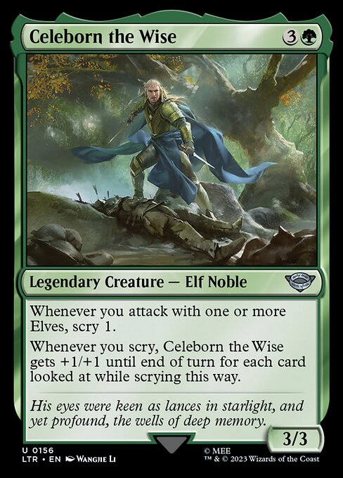 Celeborn der Weise LTR-156 Uncommon Near Mint Englisch Foil