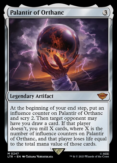 Palantír of Orthanc LTR-247 Mythic Excellent Englisch