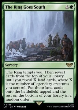Der Ring geht nach Süden LTR-186 Rare Excellent Englisch Foil