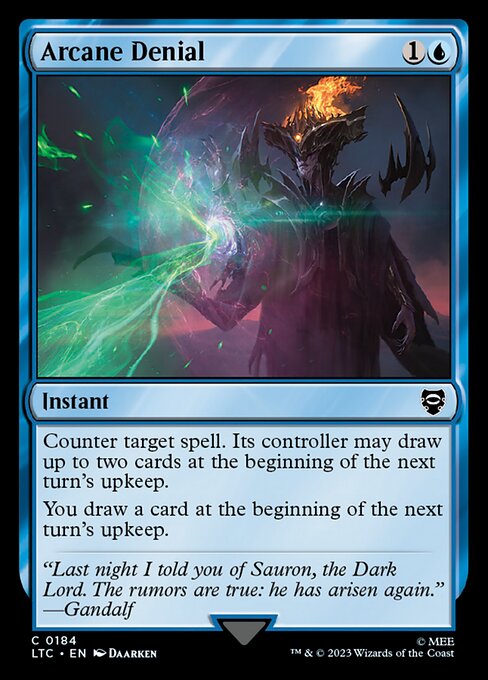 Arcane Denial LTC-184 Common Near Mint Englisch