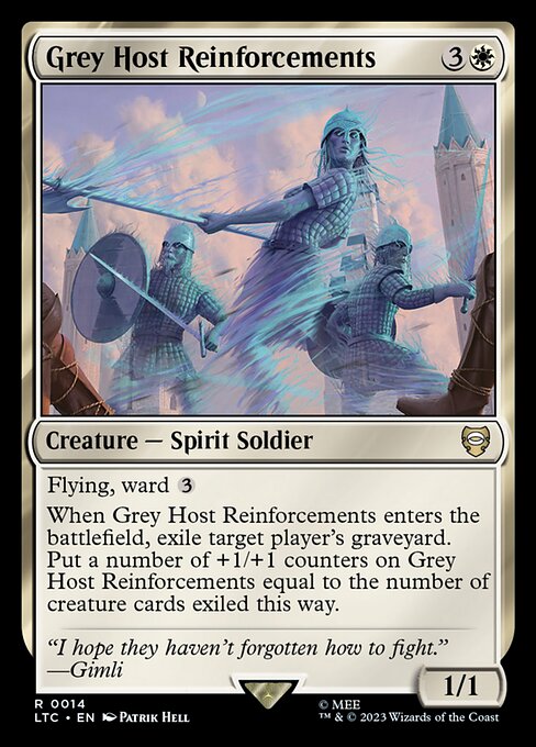 Grey Host Reinforcements LTC-14 Rare Near Mint Englisch