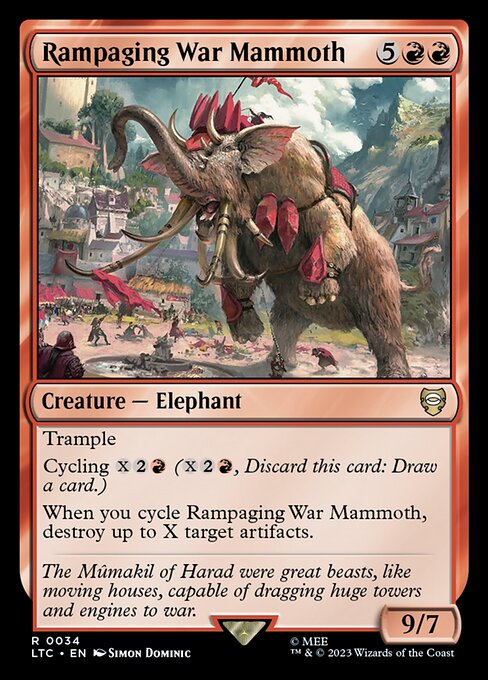Rampaging War Mammoth LTC-34 Rare Near Mint Englisch