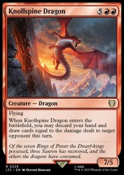 Knollspine Dragon LTC-224 Rare Excellent Englisch