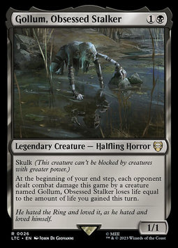 Gollum, Obsessed Stalker LTC-26 Rare Near Mint Englisch