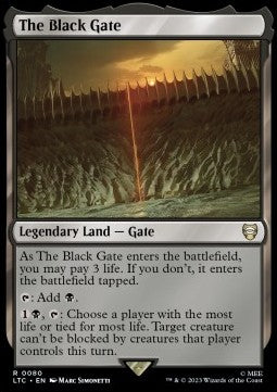 The Black Gate LTC-80 Rare Excellent Englisch