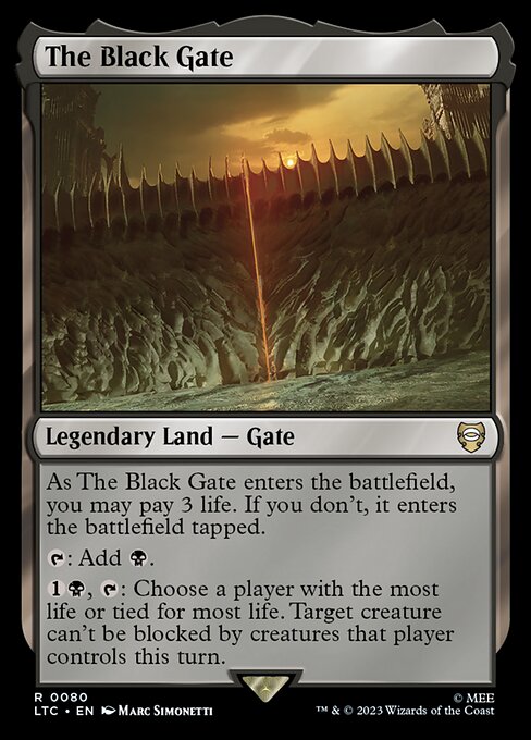 The Black Gate LTC-80 Rare Excellent Englisch