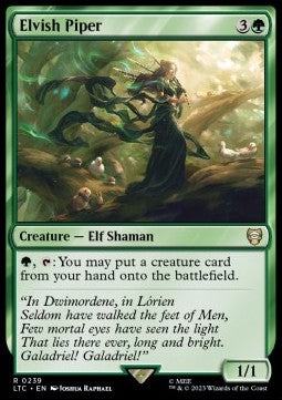 Elvish Piper LTC-239 Rare Near Mint Englisch
