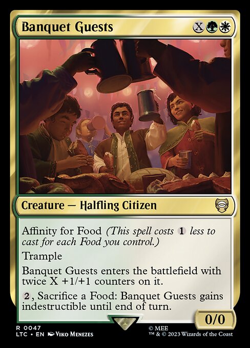 Banquet Guests LTC-47 Rare Excellent Englisch