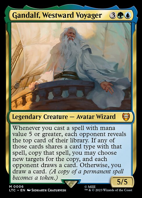 Gandalf, Reisender gen Westen LTC-6 Mythic Excellent Englisch