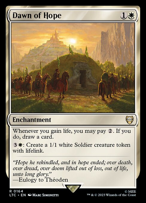 Dawn of Hope LTC-164 Rare Excellent Englisch