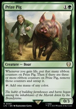 Prize Pig LTC-43 Rare Near Mint Englisch