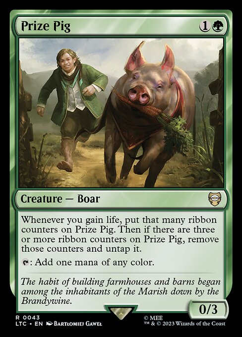 Prize Pig LTC-43 Rare Near Mint Englisch