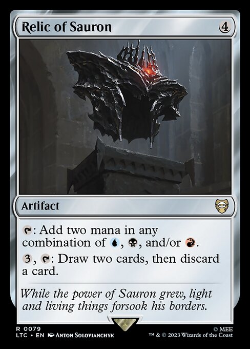 Relic of Sauron LTC-79 Rare Near Mint Englisch