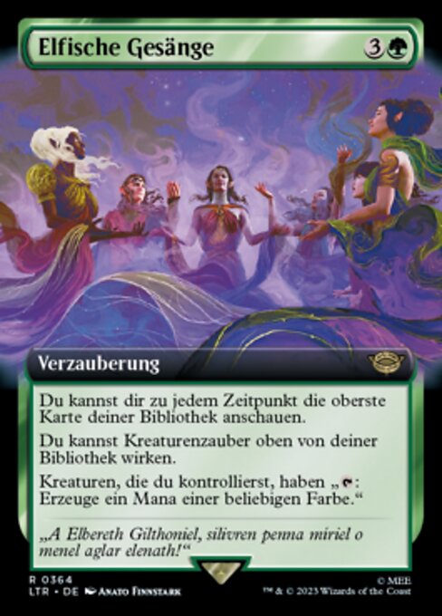 Elfische Gesänge XLTR-364 Rare Excellent Deutsch